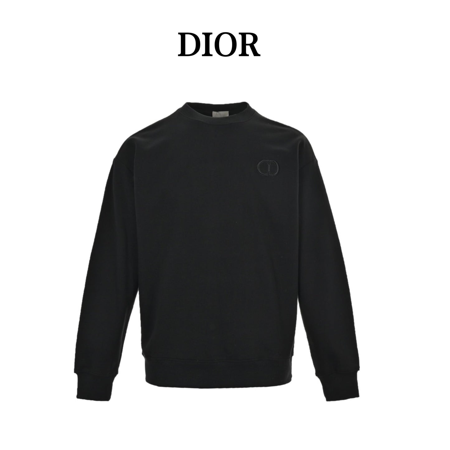 Classic embroidered crew neck sweatshirt