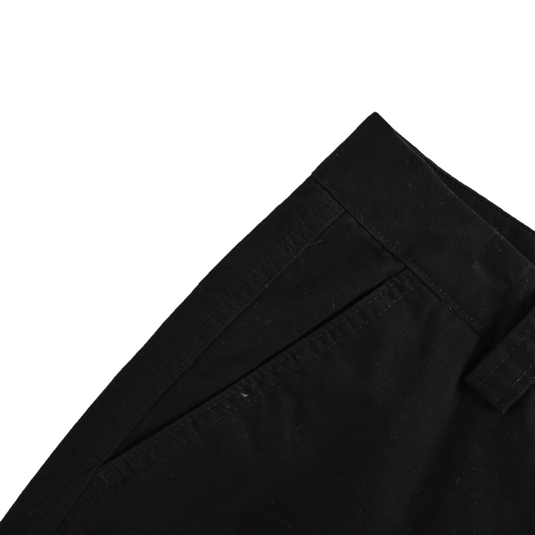 Cargo trousers with embroidered label on the pocket