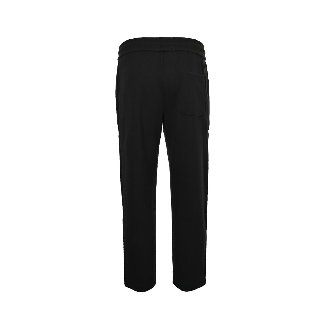 Triangle logo side webbing suit trousers