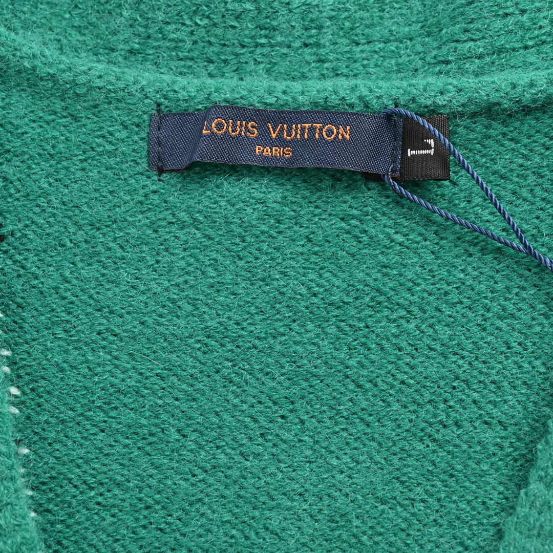 Green Cardigan Sweater