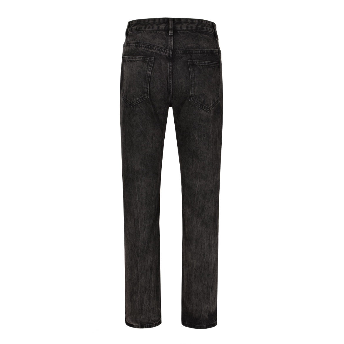 Elegant black dense weave jeans