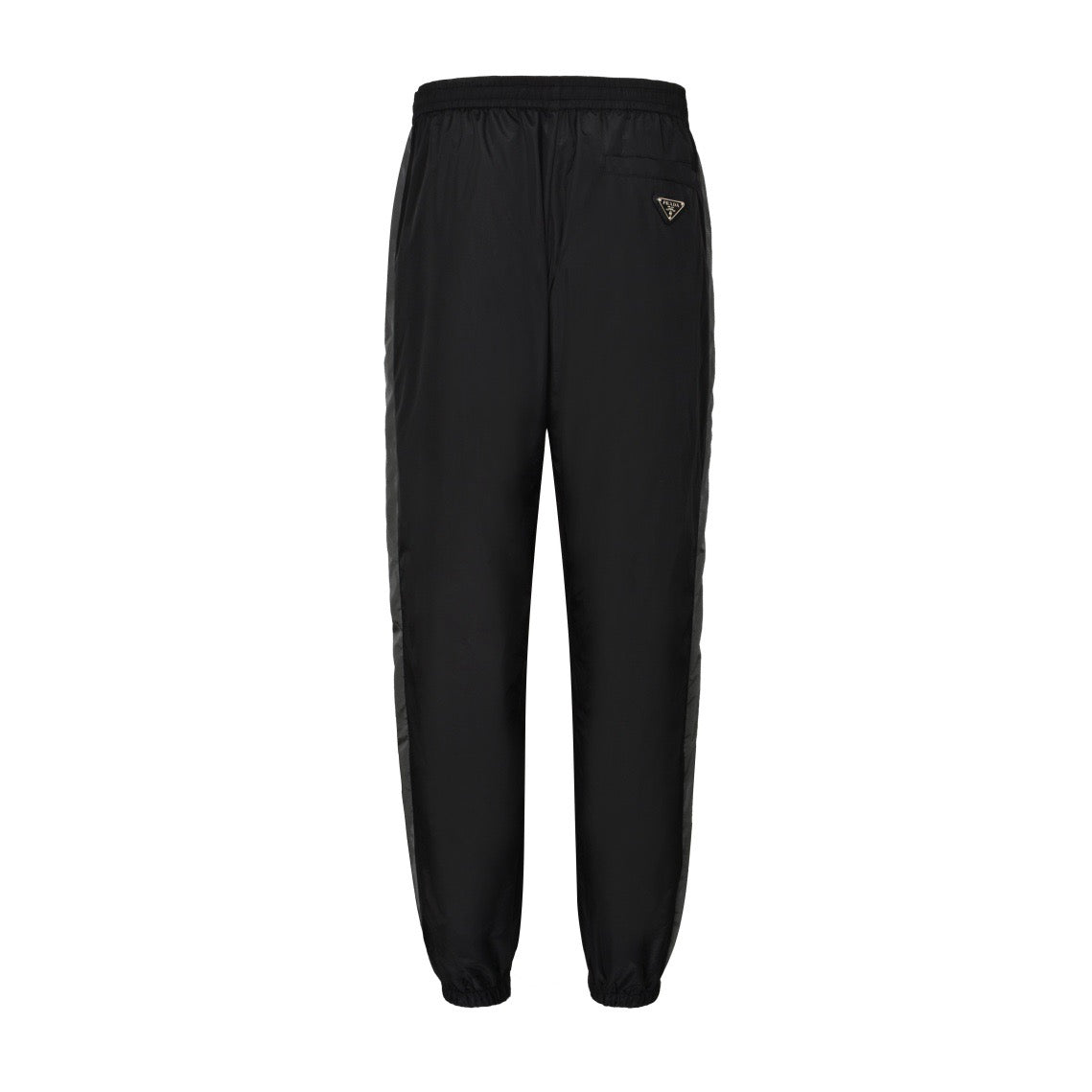 Colorblock nylon trousers