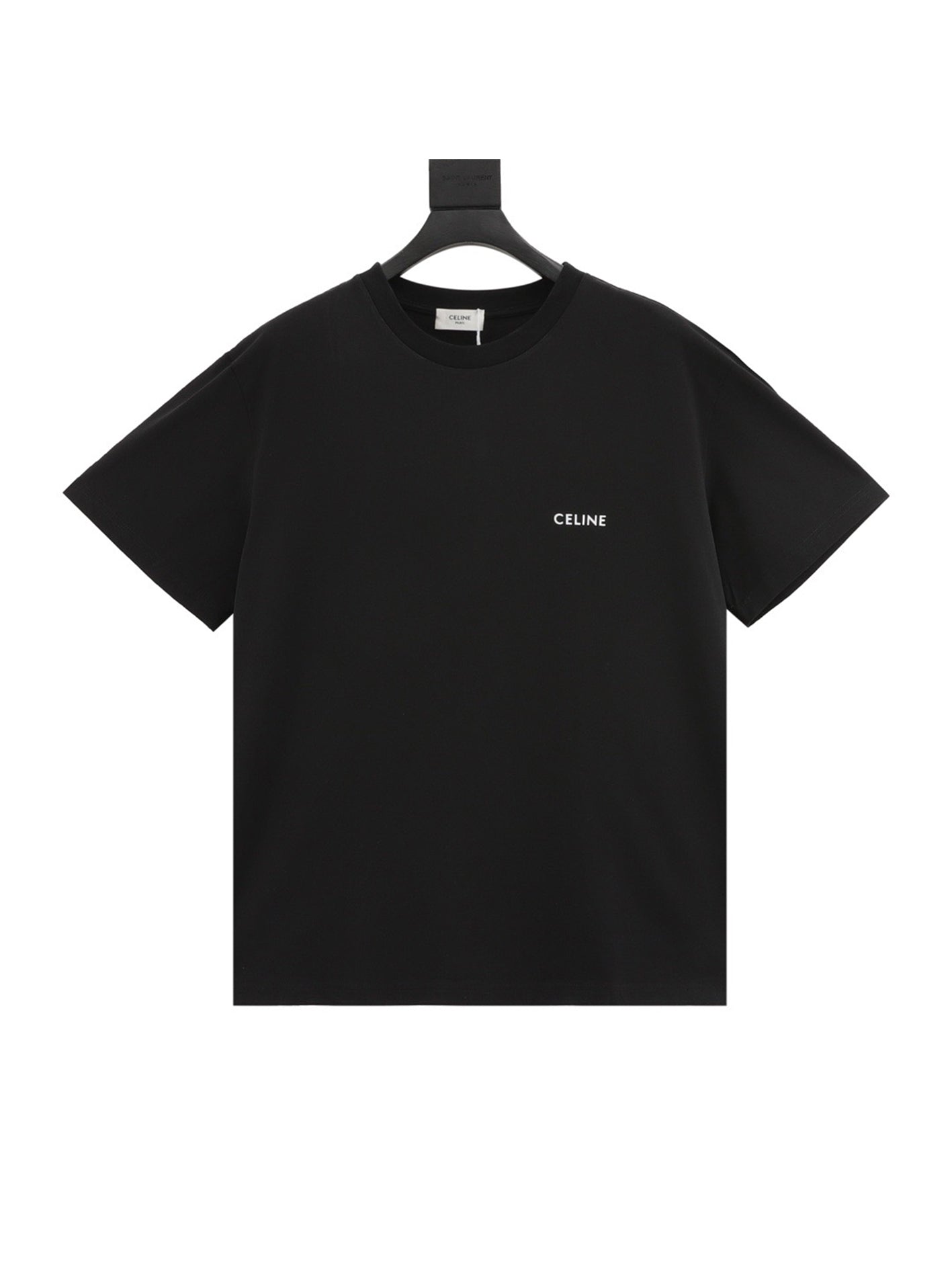 Black Logo Short Sleeve Knit T-Shirt