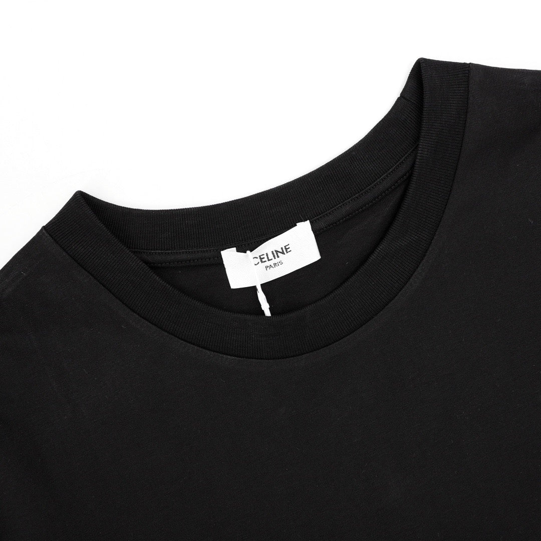 Black Logo Short Sleeve Knit T-Shirt