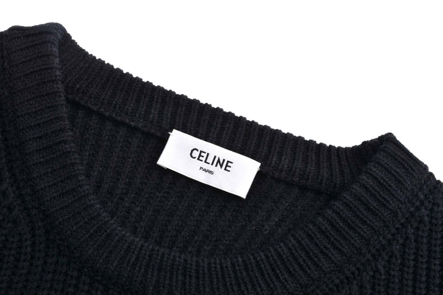 appliquéd crew neck sweater