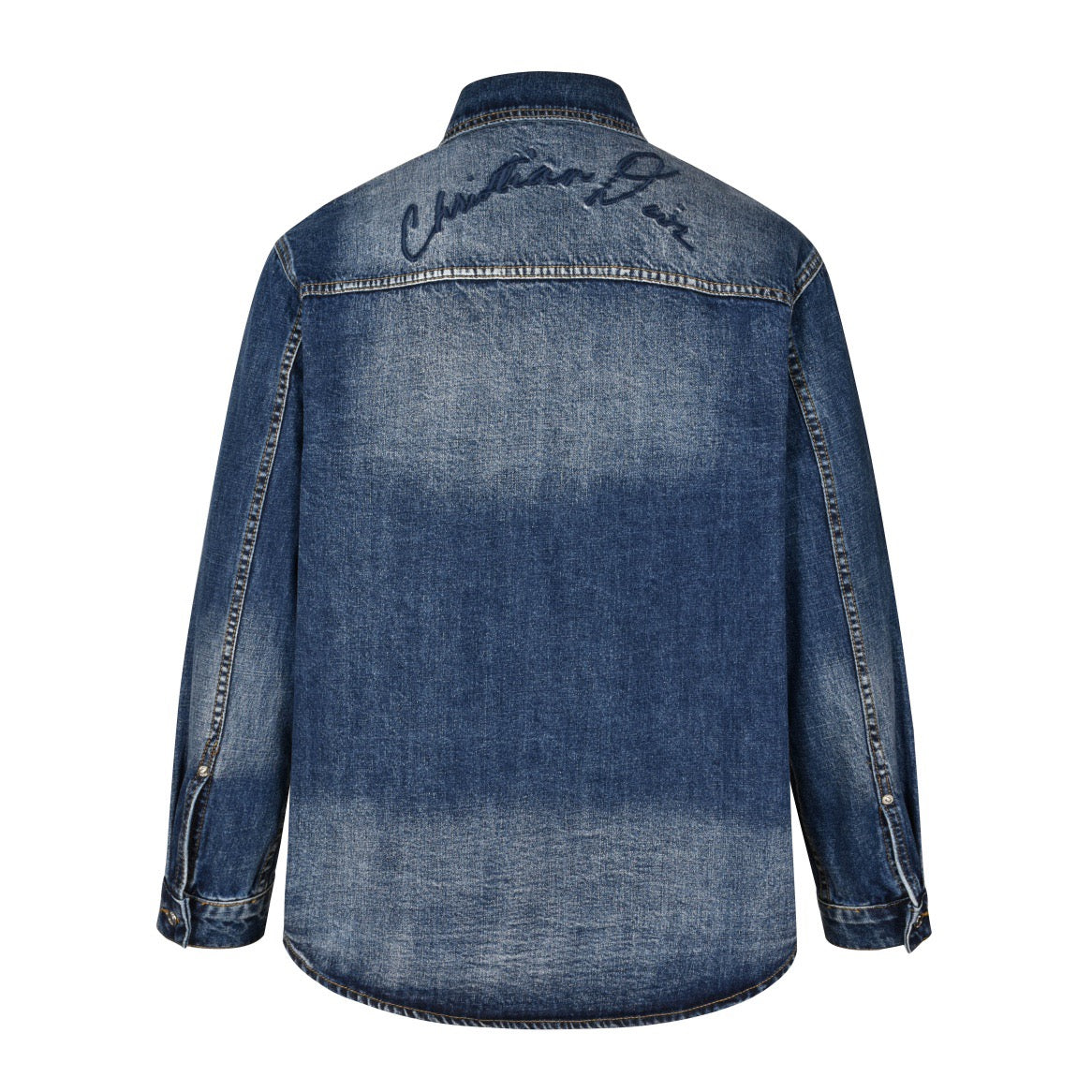 Embroidered denim jacket