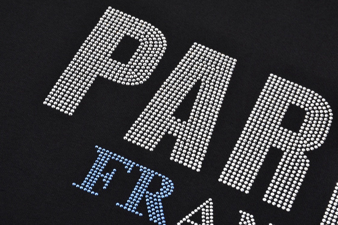 Knitted T-shirt with lettering