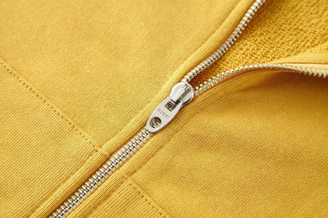 Web zip hooded sweatshirt