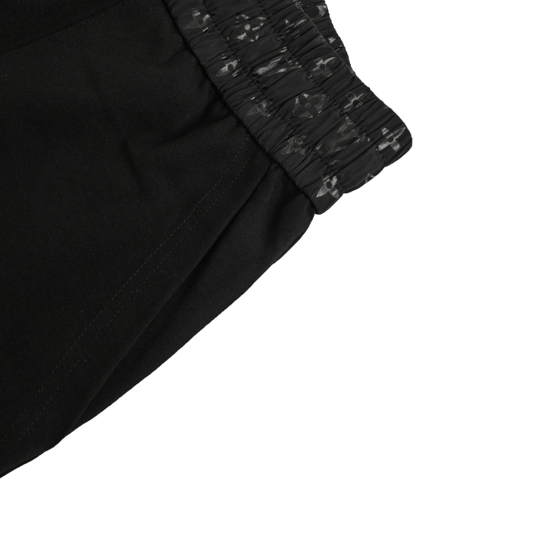 catwalk trousers with embroidered logo