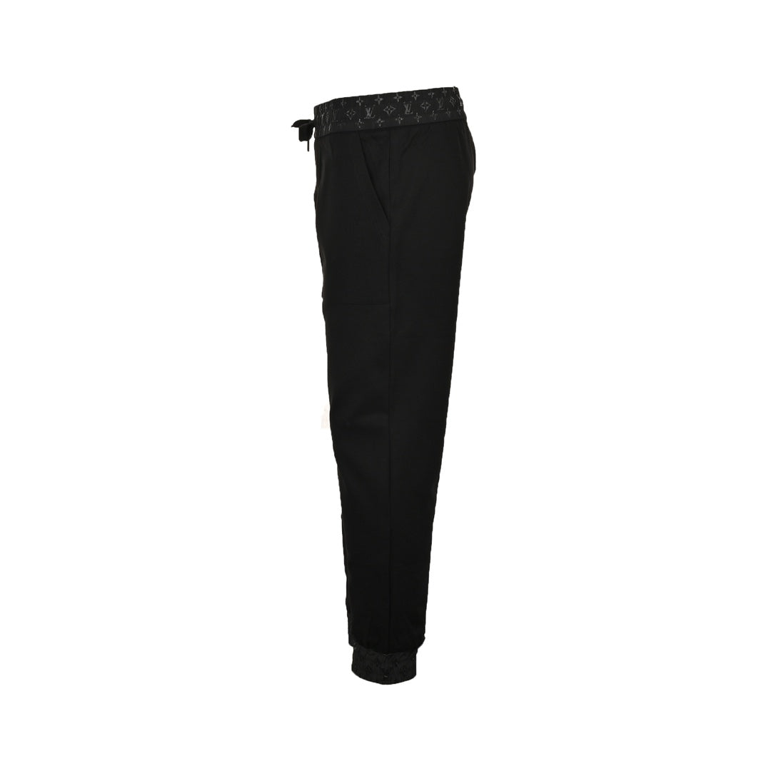 catwalk trousers with embroidered logo