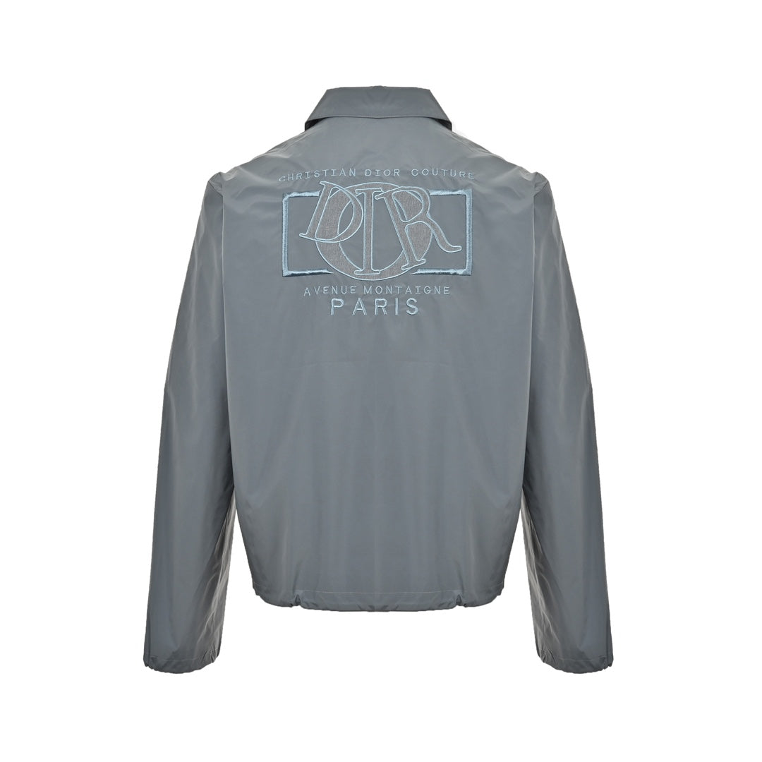 embroidered logo jacket